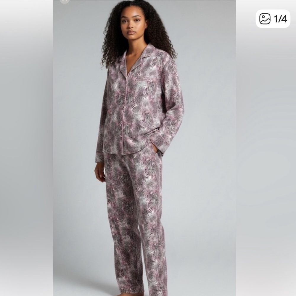 SKIMS NWT Pajama Set - Bloom Mini Animal Print